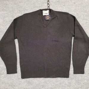 Classic  Sweater in Charcoal Vintage Orlon Acrylic